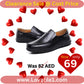 Mens Black Casual Leather Fashion Slip-on Loafers ( on Clearance )