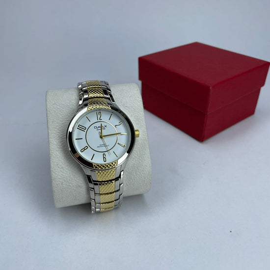 Omax stainless steel Two-tone Watch for Man