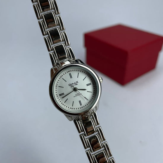 Omax Stainless Steel Wrist Watch for Women