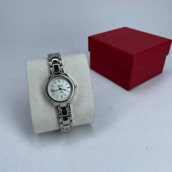 Omax Stainless Steel Wrist Watch for Women