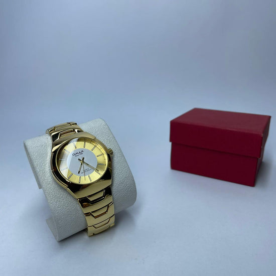 Omax Stainless Steel Wrist Watch for Man