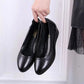 Low Heel Soft Leather and Soft Sole Shoes