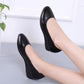 Low Heel Soft Leather and Soft Sole Shoes