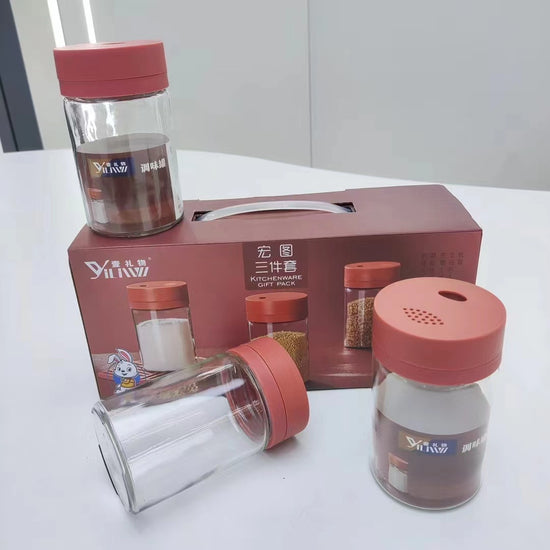 Three-piece Set 200ml Household Simple Seasoning Bottle Sub-Bottle