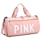 Pink Duffel Bag, Gym Bag, Handcarry