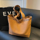 Brown Trendy Large size Canvas tote Bag