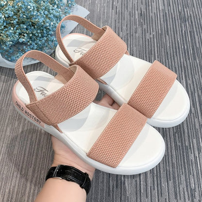 Pink Summer Roman Shoes Dad Sandals