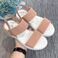 Pink Summer Roman Shoes Dad Sandals ( on Clearance )