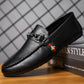 Black Cowhide Genuine Leather High-quality Leather Men&