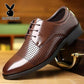 Brown Dress Shoes For Men Lace Up Breathable ( on Clearance )