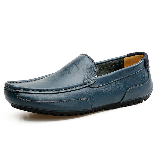 Men Luxury Casual Slip on Formal Loafers Blue