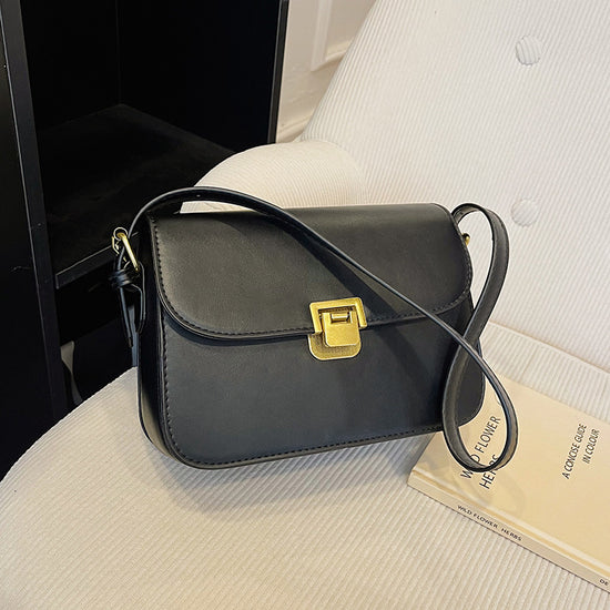 New Versatile Fashionable Simple Leather Crossbody Bag