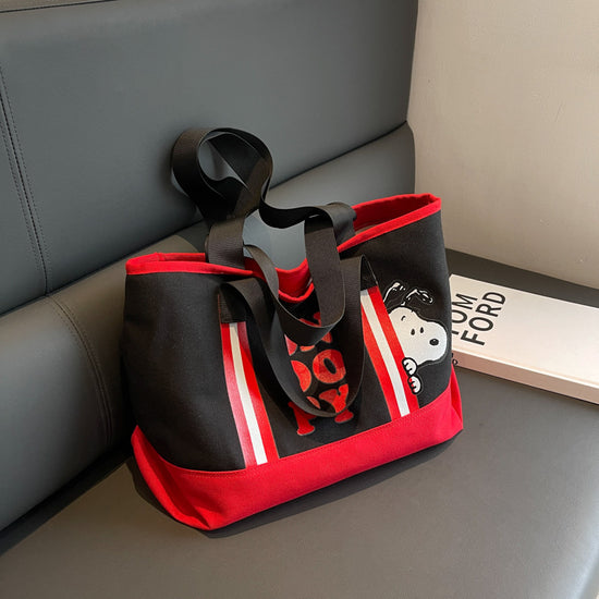 Snoopy Cute Canvas Cartoon Handbag Shoulder Bag