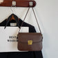 New Versatile Fashionable Simple Leather Crossbody Bag