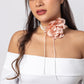 Phantom Flower Retro Rose Choker Necklace