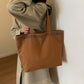 Brown Trendy Large size Canvas tote Bag