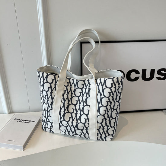 New Printed Casual Large Capacity Tote Shoulder Bag