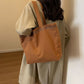 Brown Trendy Large size Canvas tote Bag