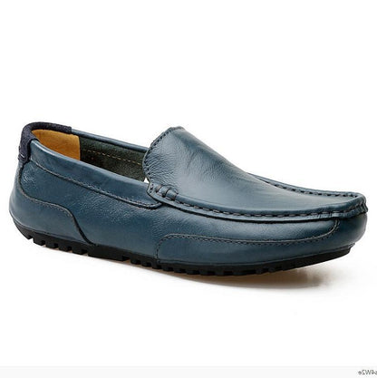 Men Luxury Casual Slip on Formal Loafers Blue ( on Clearance )