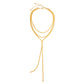 Roe Dolph Gold Lariat Necklace Gold Layered Necklace Snake Chain Necklace