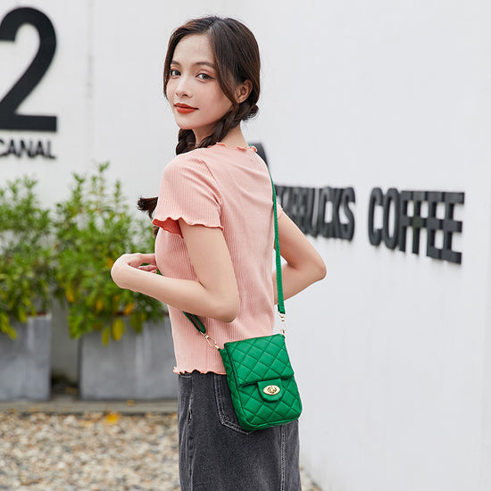 Embroidered Mobile Phone Sling Bag