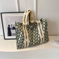 Elegant Large Capacity Tote Canvas Bag