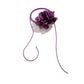 Wax Thread Ribbon Tassel Rose Necklace