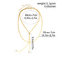 Minimalist Metal Chain Necklace Set For Women, Diy Combination Gold Long Necklace