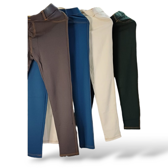 Skinny Jeggings with embroidered back pocket design