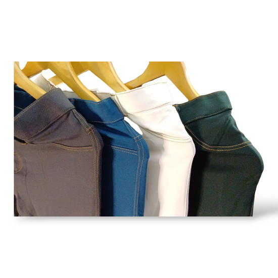 Skinny Jeggings with embroidered back pocket design