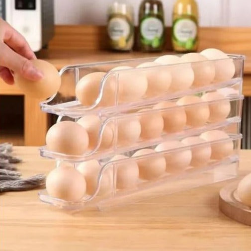 Acrylic Rolling Egg Box 3 PCS