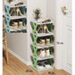 Creative Multi Purpose Shoes Rack, 6 Layers Green color Brackets