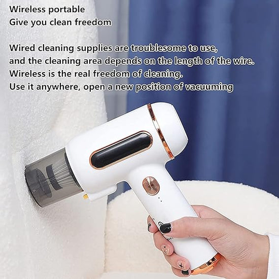 Wireless UV Mites , Bacteria And Dust Vacuum Cleaner for Mattresses,Pillows,Sofas and Car, White color