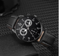 Men Round Pointer Quartz Watch