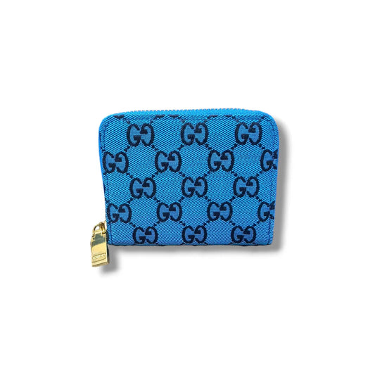 Short Zipper Wallet Canvas GG