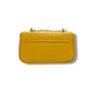 V Sling Flap Leather Bag ( Yellow )