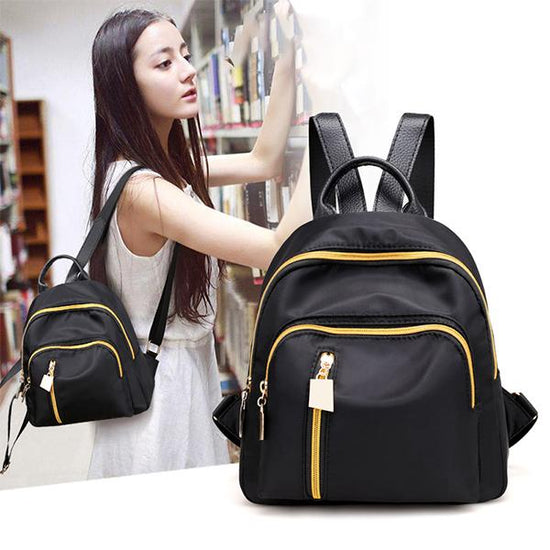 Trendy Unisex Nylon Cloth Bag Casual Small Backpack