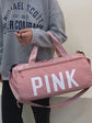 Pink Duffel Bag, Gym Bag, Handcarry