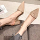 Square Heel Slippers, Pointy Toe Summer Shoes ( on Clearance )