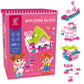 Kids Pastel Building Block Set 330 Piece