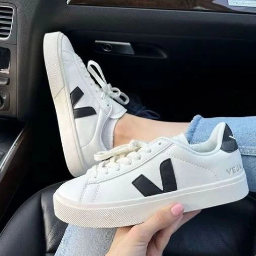 Ve-Ja Street Style Plain Leather Sneakers for Ladies